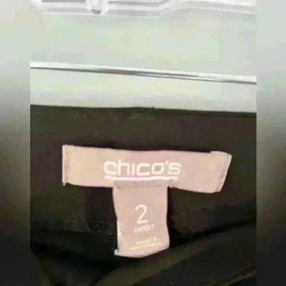 Chicos Black work Trousers size 2 short - Picture 3 of 8